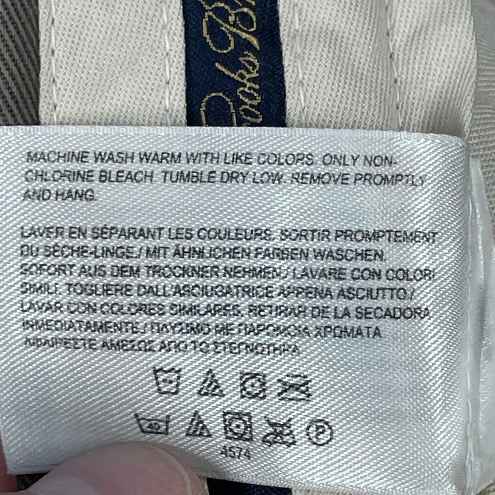 Brooks Brothers Khaki Advantage Chino Hudson Pants Mens 30x30
